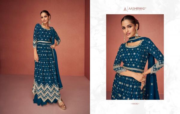 Aashirwad Gulkand Aroma Georgette Designer Salwar Suits